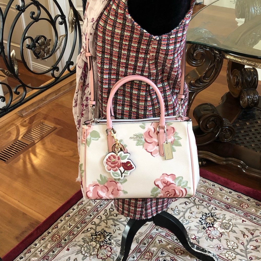 2pcs NWT Coach floral handbag&wallet - Picture 7 of 8